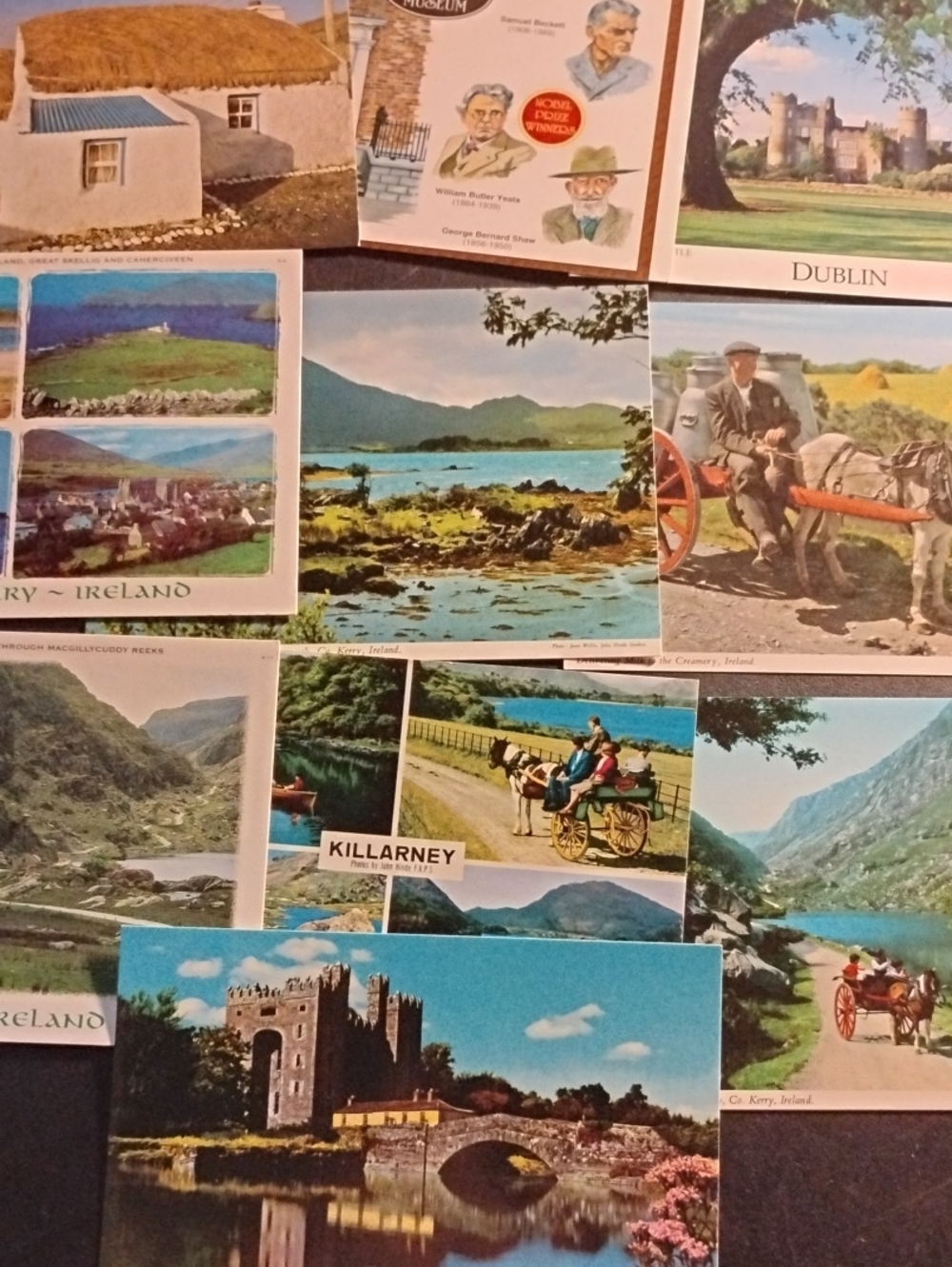 Vintage Ireland Postcard Collection - Unused Scenic Set